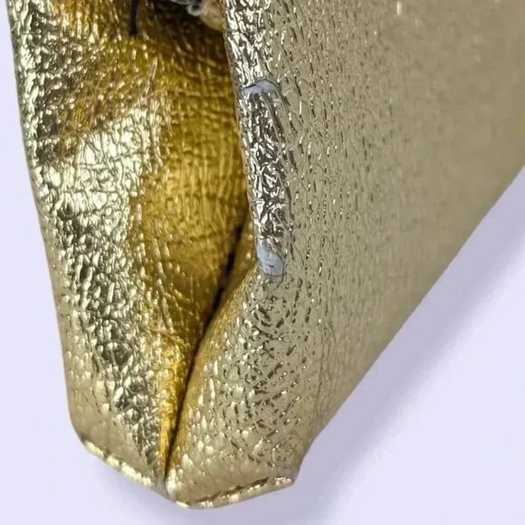 Vintage Golden Convertible Evening Clutch - Picture 8 of 8